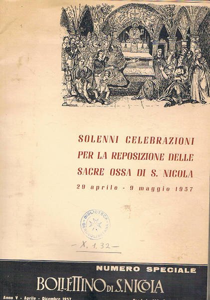 Solenni celebrazioni per la reposizione delle sacre Ossa di S. …