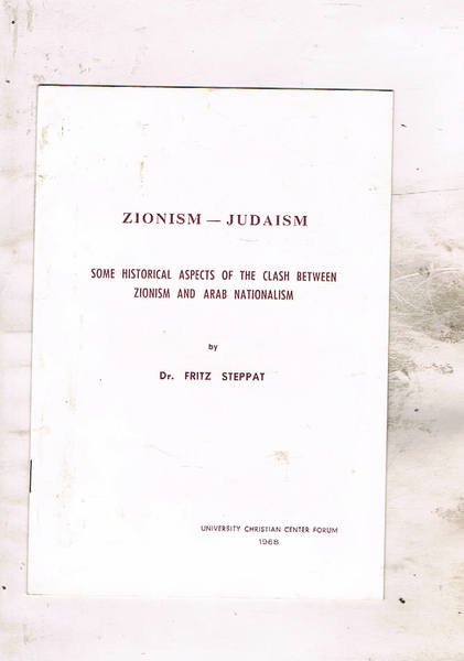 Zionism - Judaism. Some historical aspects of the clash berween …