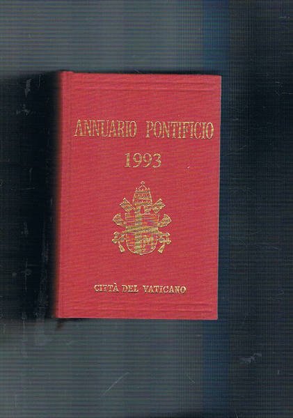 Annuario Pontificio per l'anno 1993.