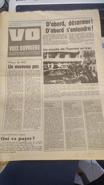 VO voix ouvriere quotidien politique et d'information organe du parti …