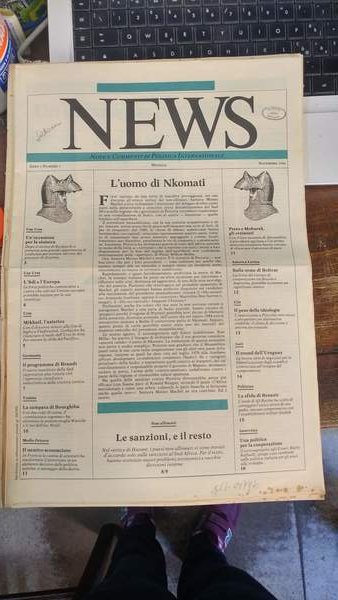 News, mensile, note e commenti di politica internazionale. Disponiamo dell'anno …