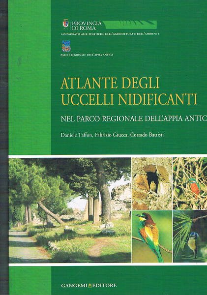 Atlante degli uccelli nidificanti nel parco dell'Appia Antica.