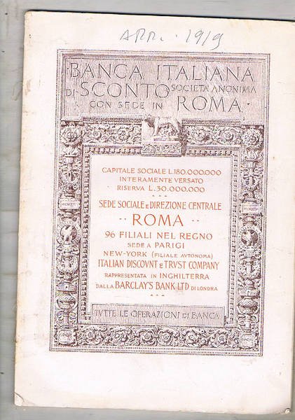 Emporium rivista n° apr. 1919 contiene: considerazioni su Leonardo Da …