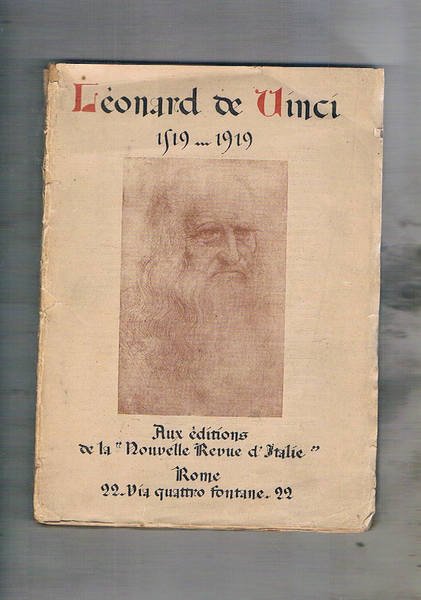 Leonard de Vinci 1519 - 1919. Aux édition de la …