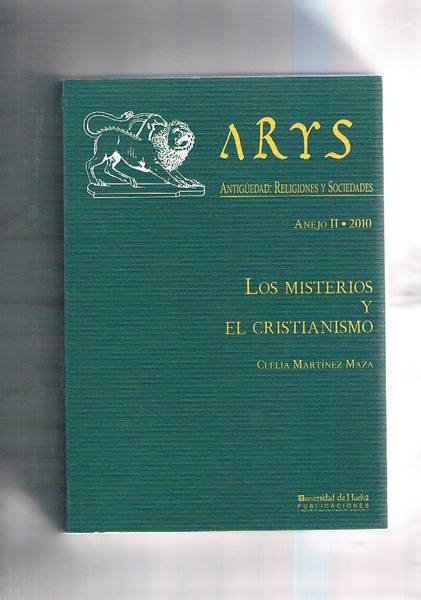 Los misterios el cristianesimo. Rivista Arrs. Antiguedad: Religiones y Sociedad …