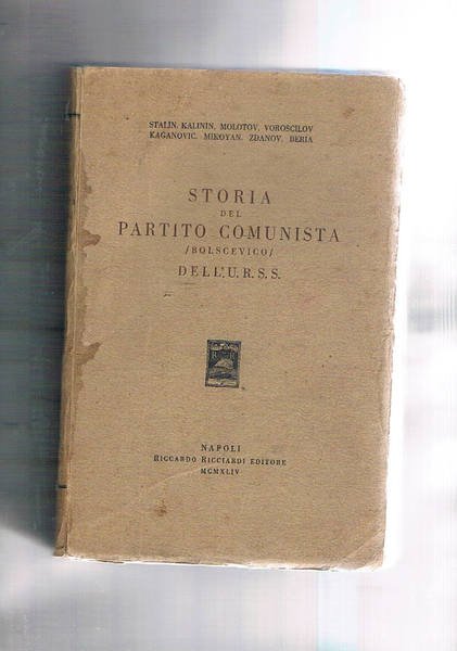 Storia del partito comunista (bolscevico) dell'U.R.S.S.