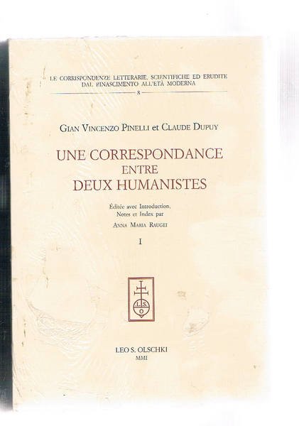 Une correspondance entre deid Humanistes. éditée avec introduction, notes et …