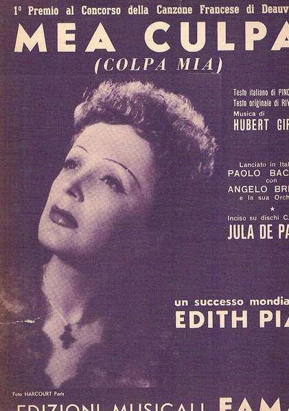 Mea culpa. Testo italiano di Pinchi.