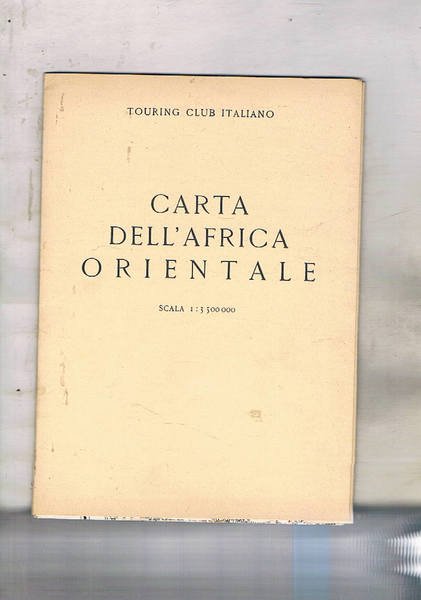 Carta dell'Africa Orientale scala 1:3.500.000 a colori cm. 69,5 X …