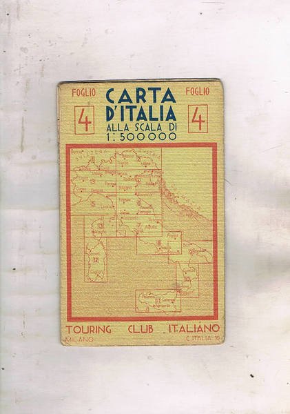 Carta d'Italia alla scala di 1:500.000 foglio IV° Verona, Trieste, …