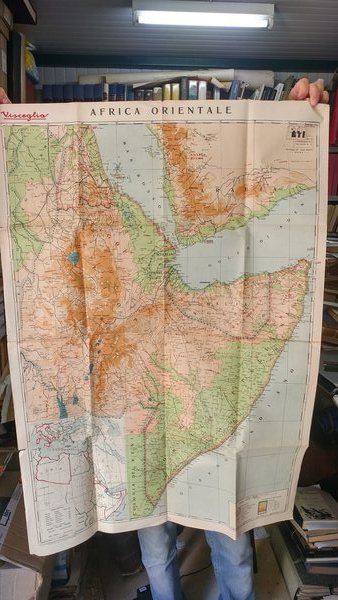Carta dell'Africa Orinetale alla scala 1:3000.000. Aggiornata al 3-4-1935. | Immagine principale