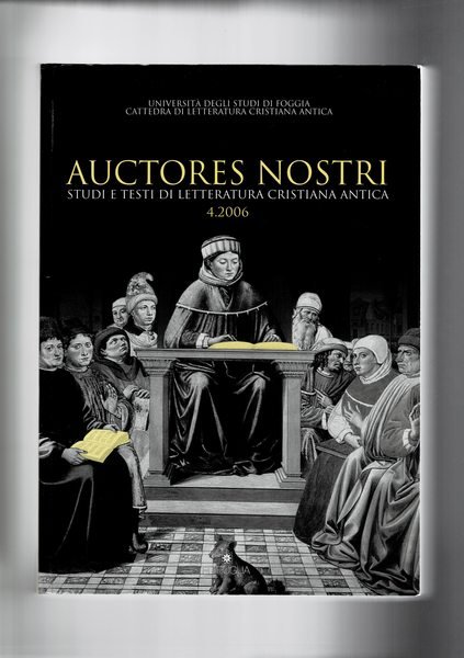 Auctores nostri. Studi e testi di letteratura cristiana antica n° … | Immagine principale