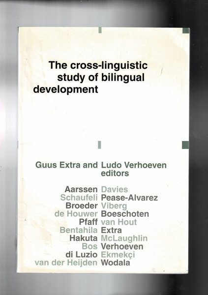 The cross-linguistic study of bilingual development.