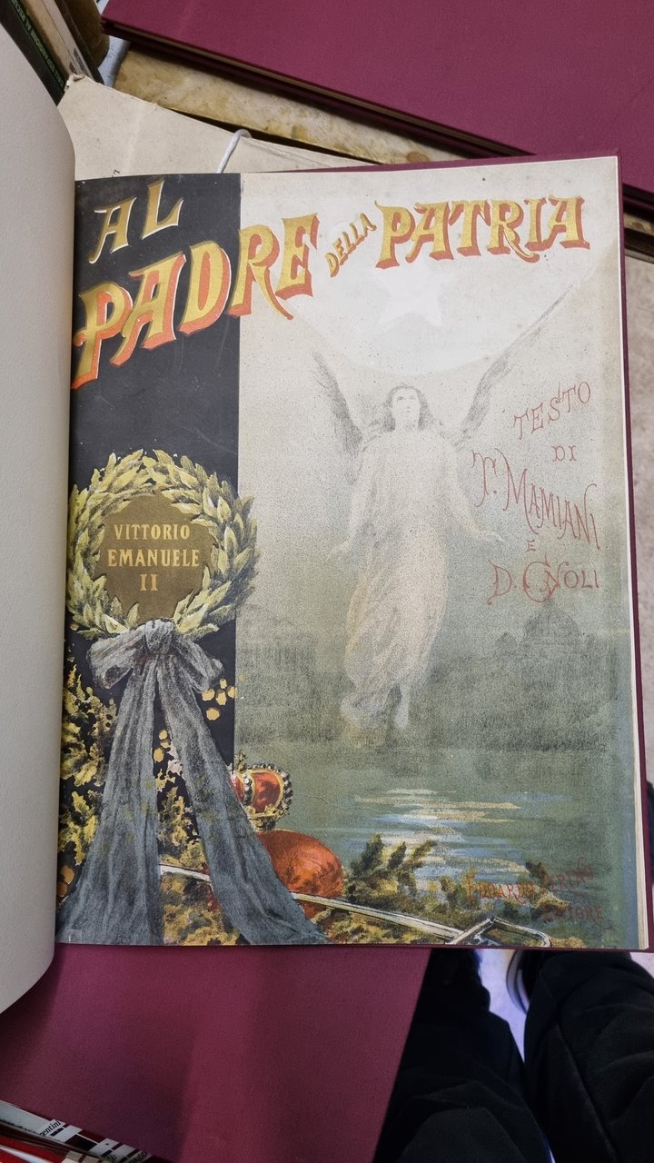 Al padre della Patria ricordo-album pubblicato in occasione del pellegrinaggio …