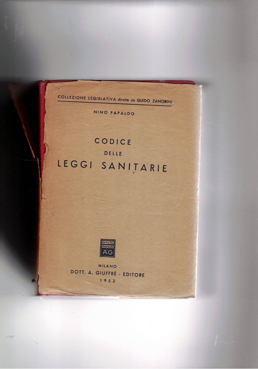 Codice delle leggi sanitarie.