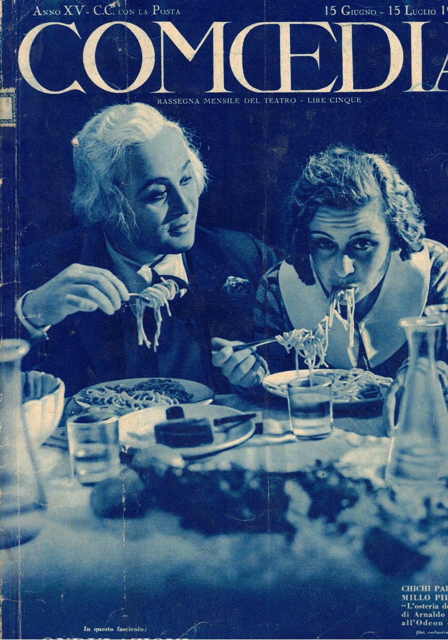 Comedia rassegna mensile di teatro. n° 6 giu-lug. 1933.