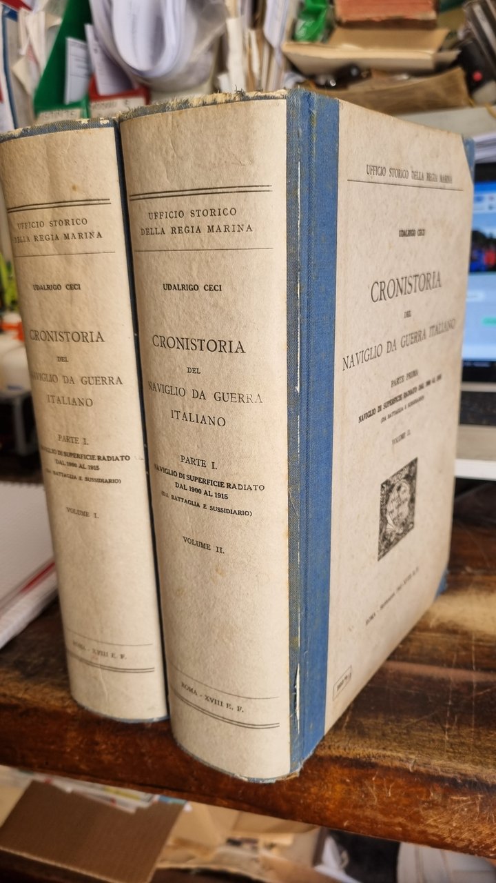 Cronistoria del naviglio da guerra italiano, parte prima vol. I-II. …