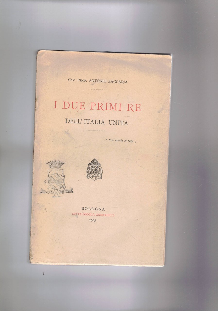 I due primi re dell'Italia unita.