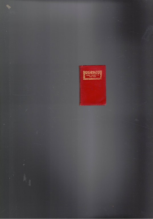 King Henry VI. Solo First Part.