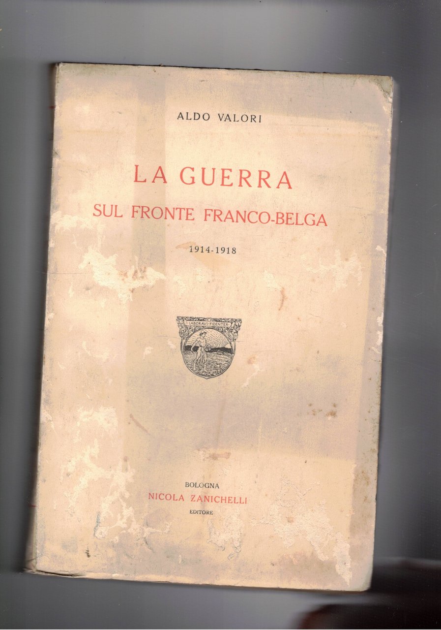 La guerra sul fronte franco-belga 1914-1918.