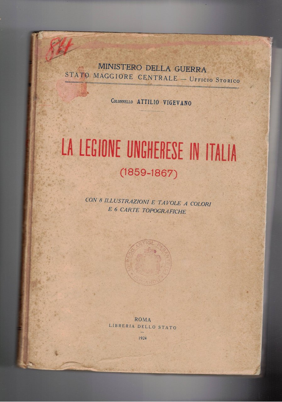 La legione ungherese in Italia (1859-1867).