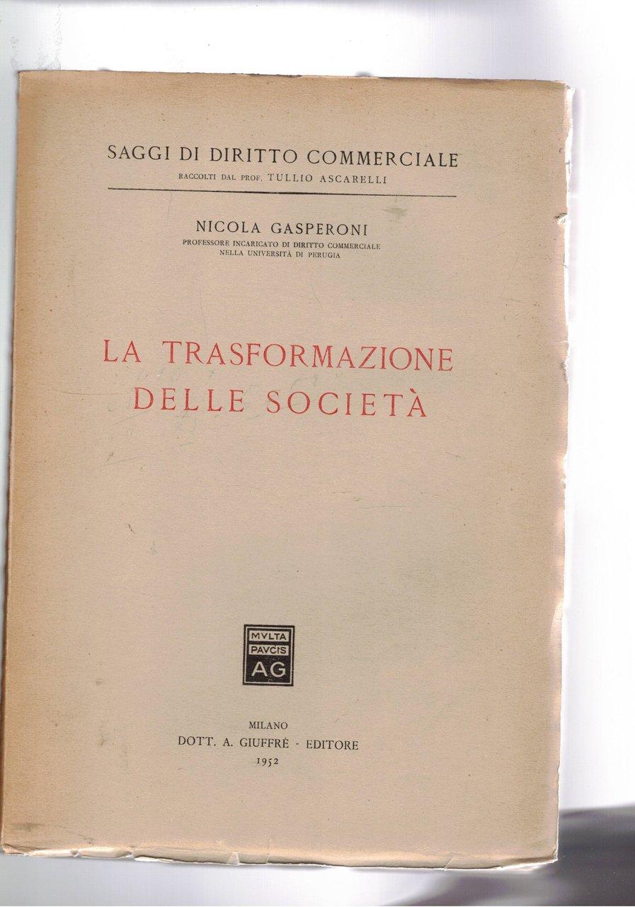 La trasformazione delle società. | Immagine principale