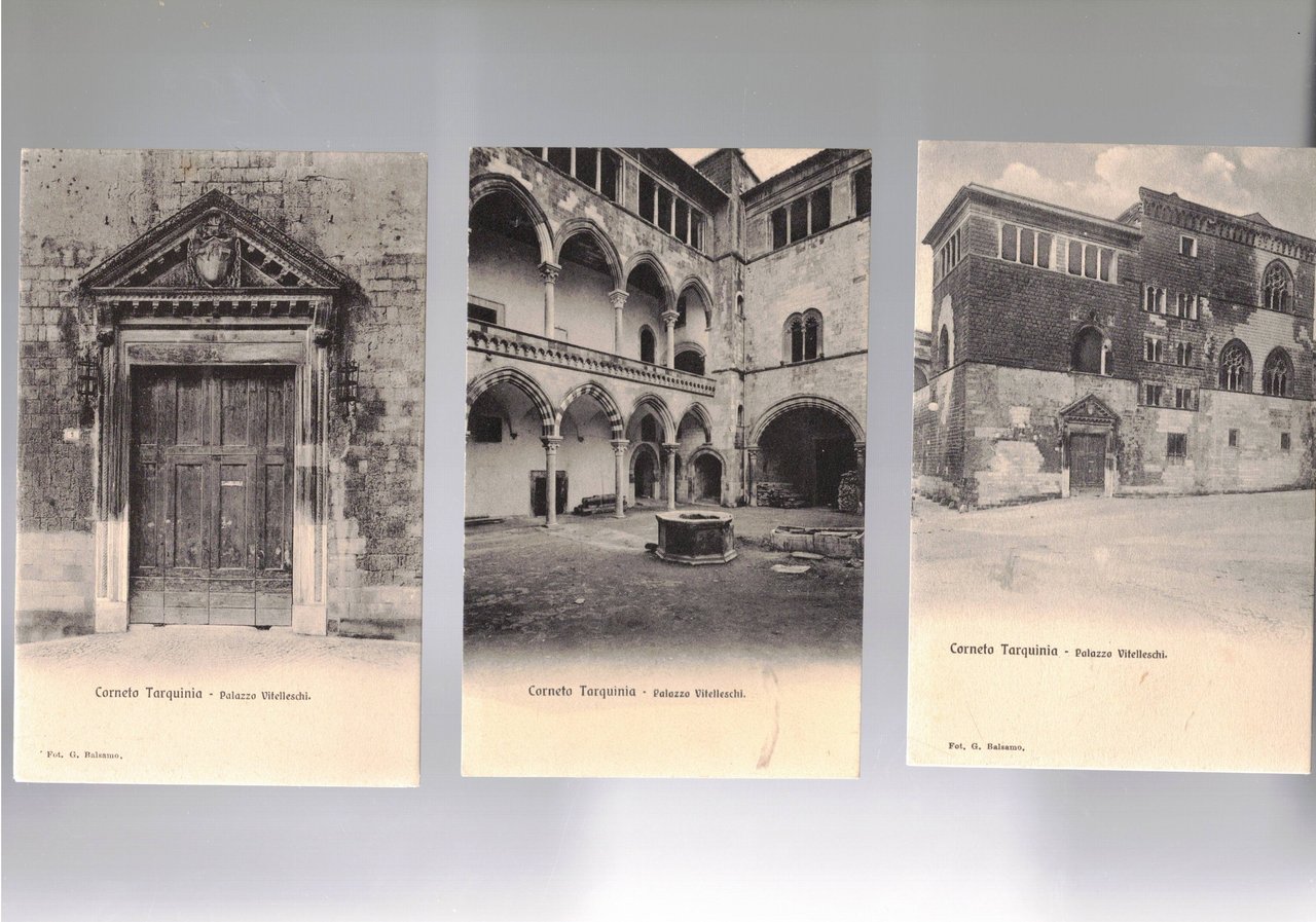 Lotto di 21 cartoline non viaggiate di Corneto Tarquina di …