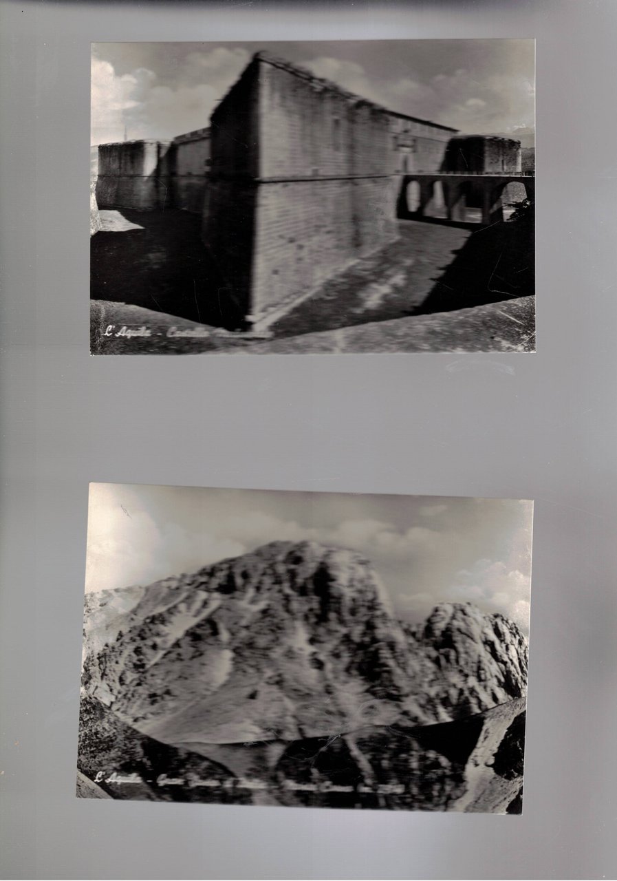 Lotto di cinque cartoline non viaggiate del Gran Sasso e …