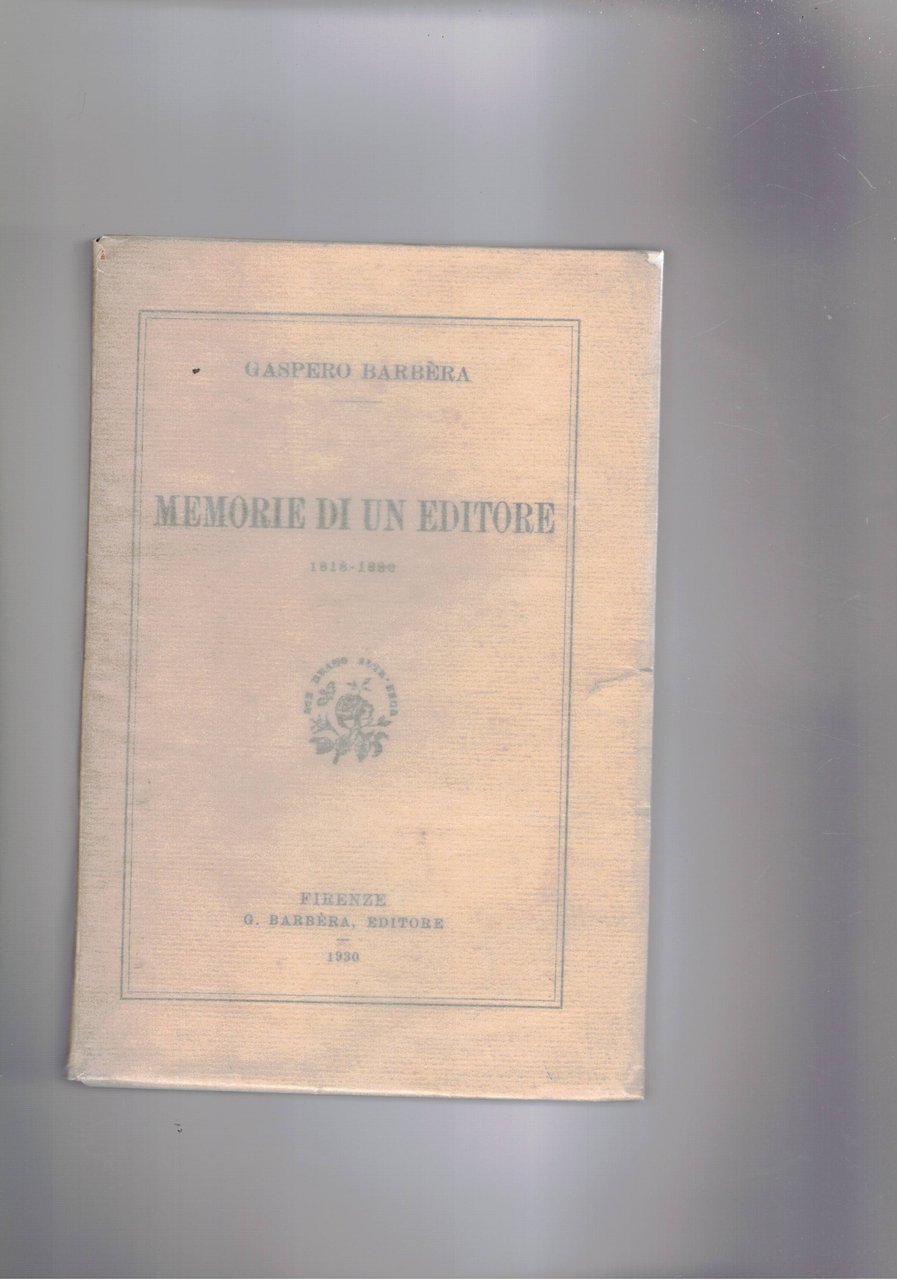 Memorie di un editore.
