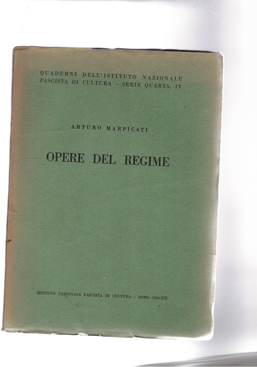 Opere del regime. | Immagine principale