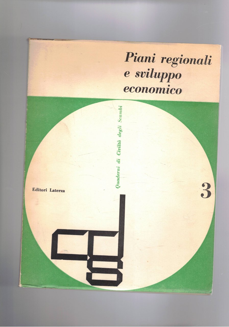 Piani regionali e sviluppo economico. Quaderno n° 3 di civiltà … | Immagine principale