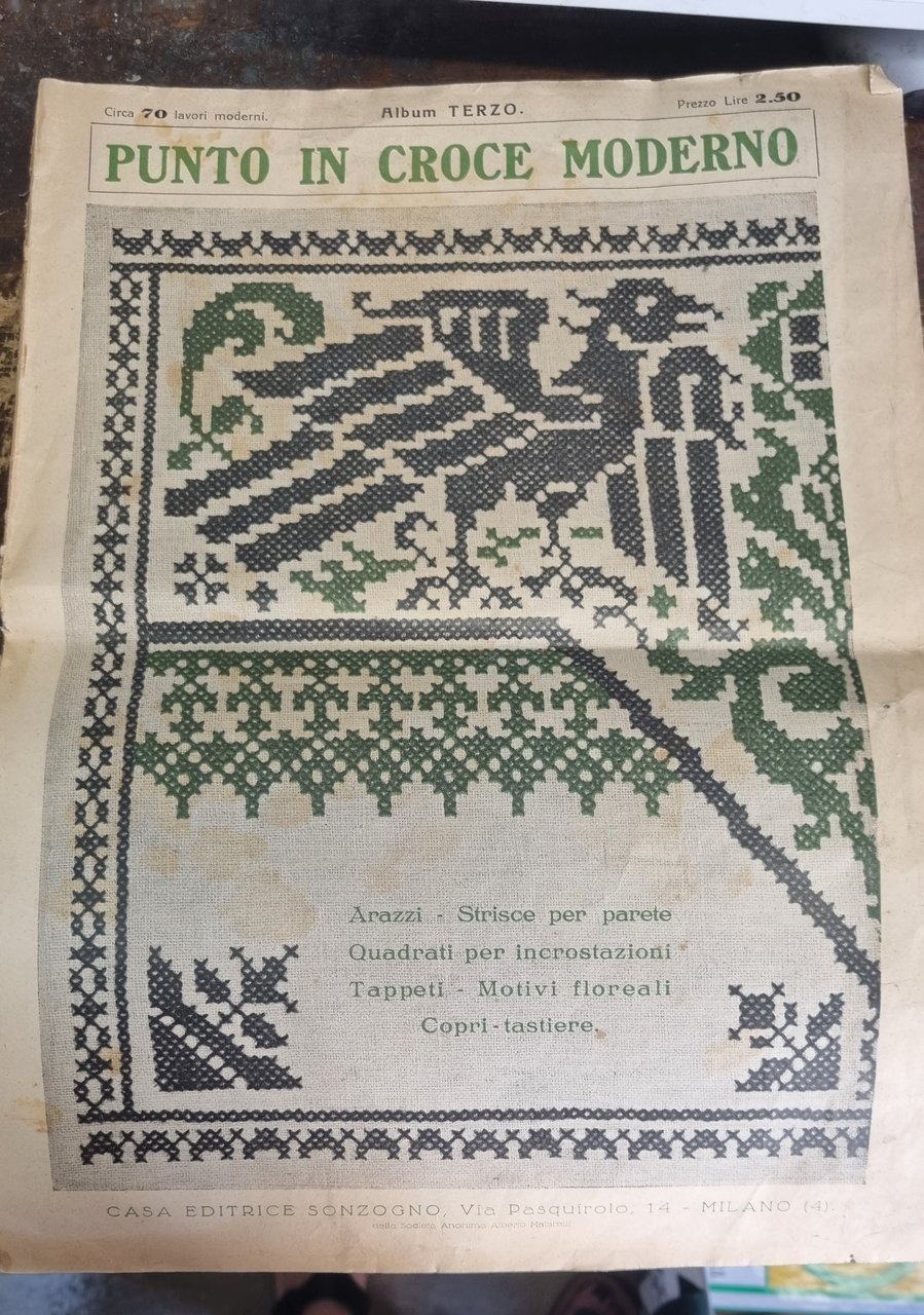 Punto in croce moderno, album terzo. Arazzi, strisce per parete, … | Immagine principale