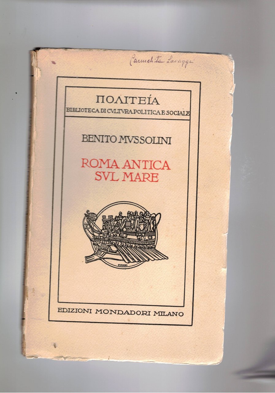 Roma antica sul mare; lezione tenuta il 5 ottobre 1926 … | Immagine principale