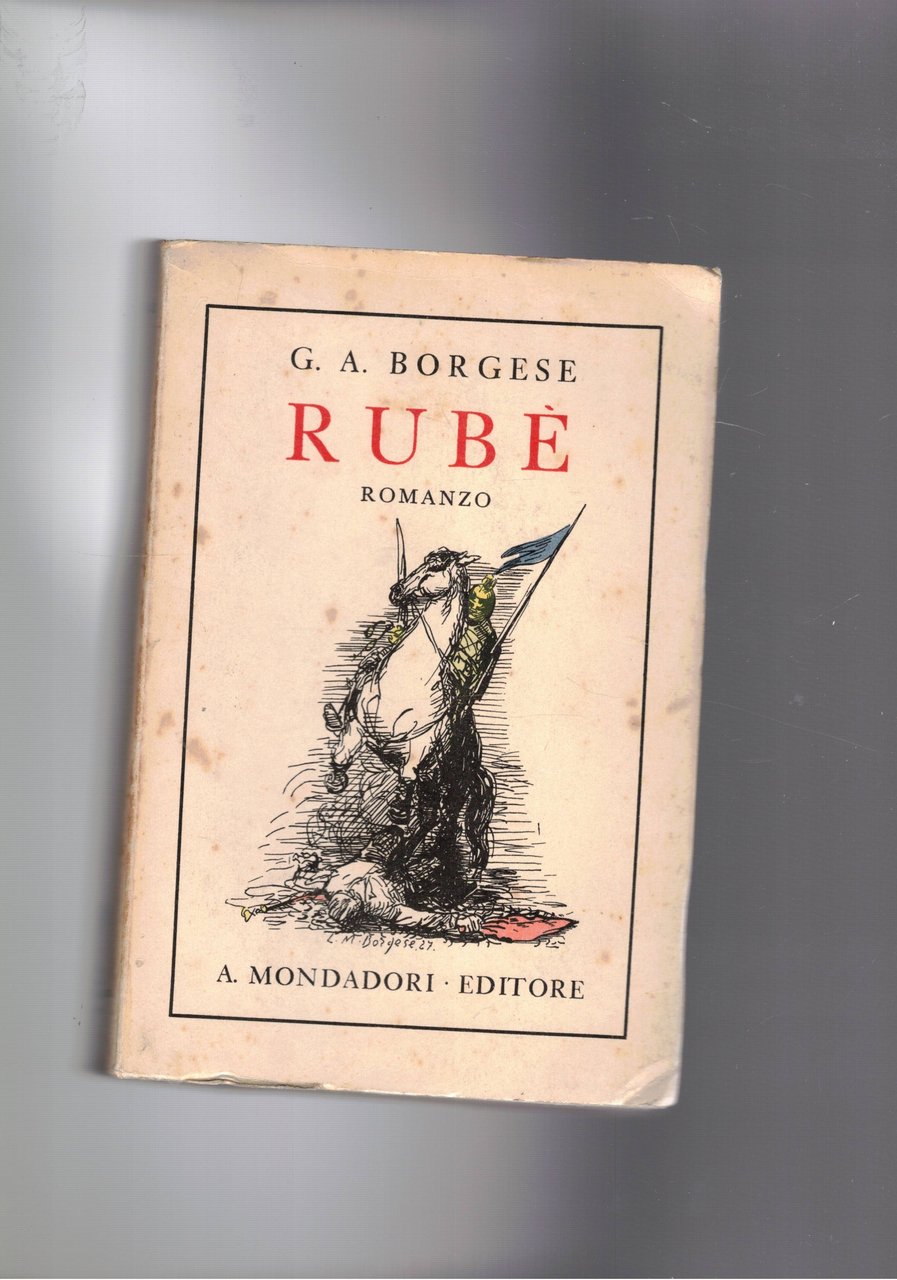 Rube. Romanzo.
