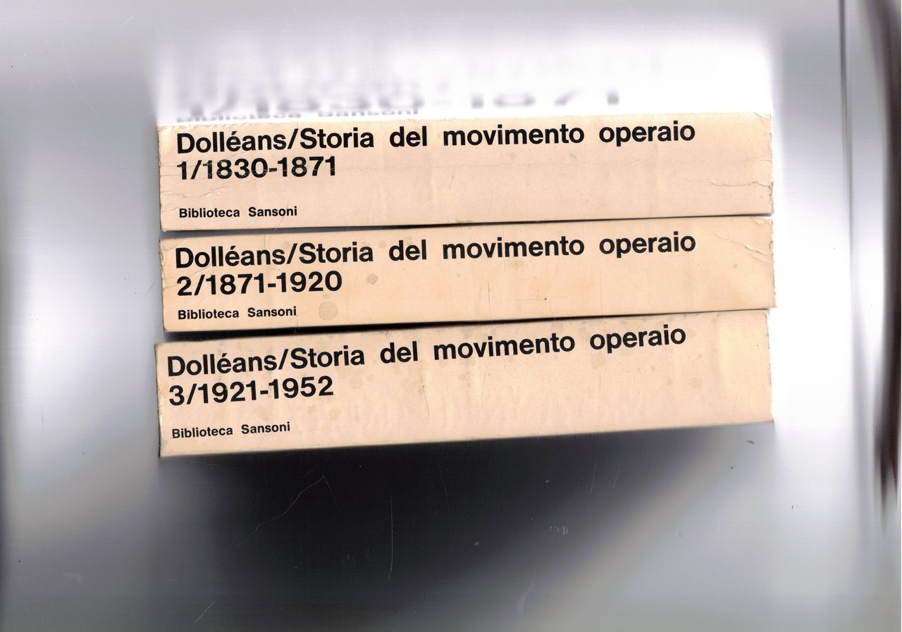 Storia del movimento operaio. 1830-1952. Vol. I-III. | Immagine principale