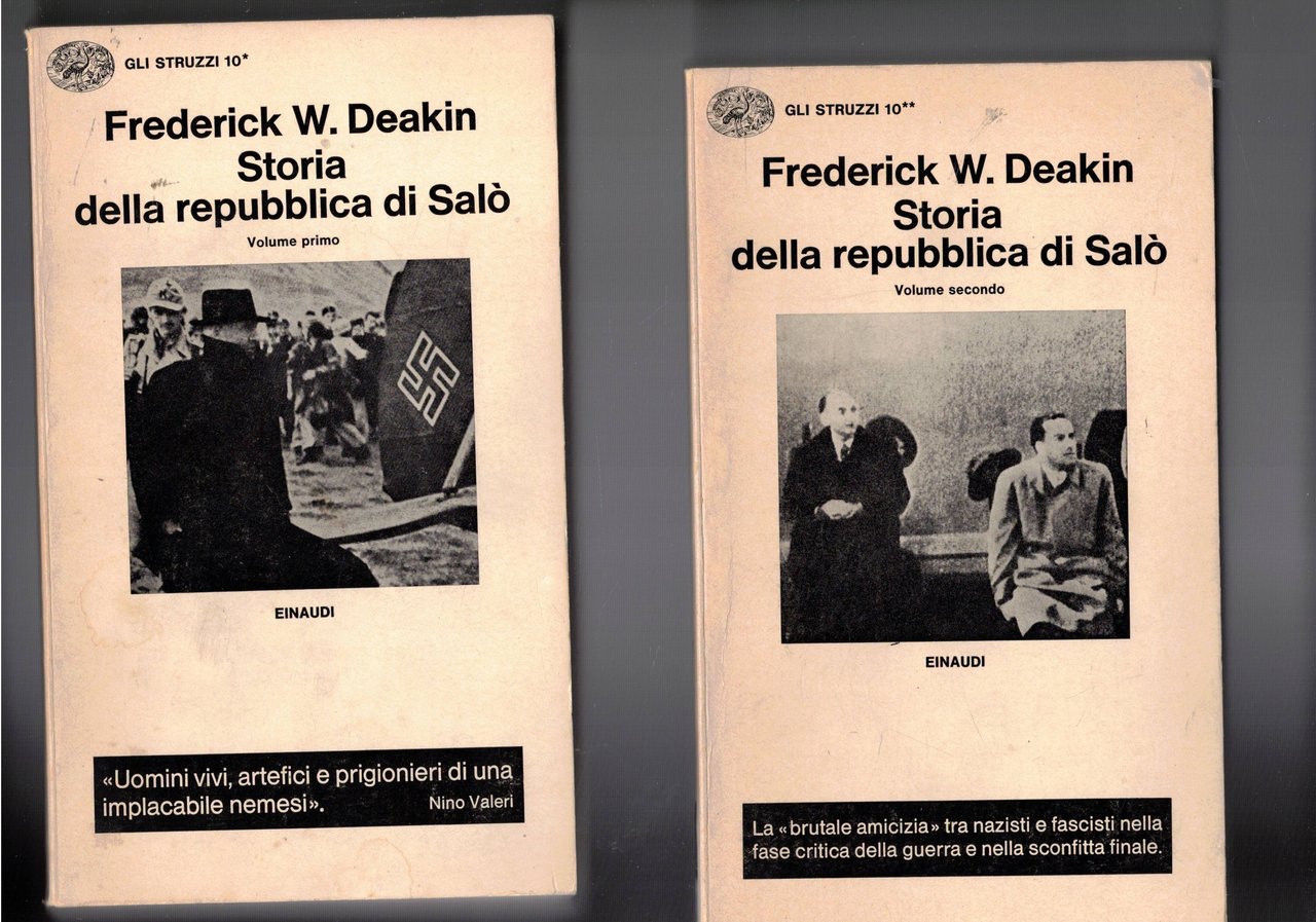 Storia della repubblica di Salò. Voll. I-II.