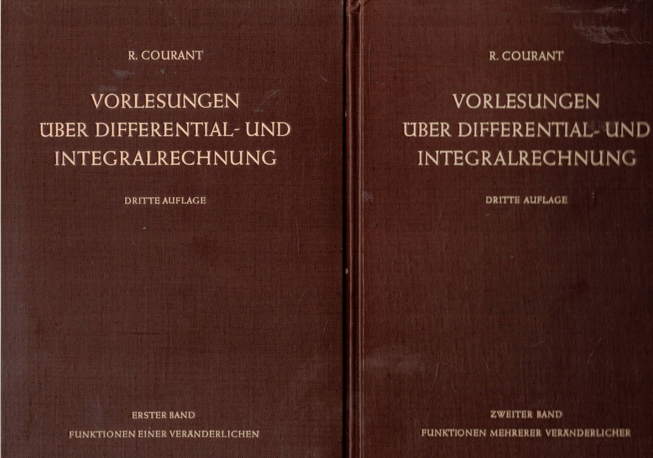 Vorlesungen uber differential-und integralrechung. Erster band Funktionen einer veranderlichen. band …