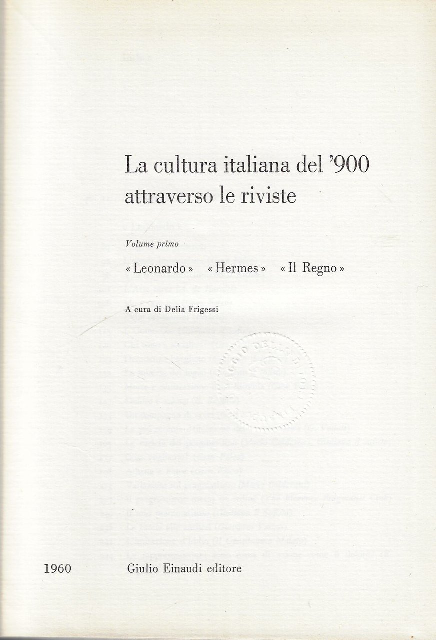 1: 'Leonardo', 'Hermes', 'Il Regno' | Immagine principale