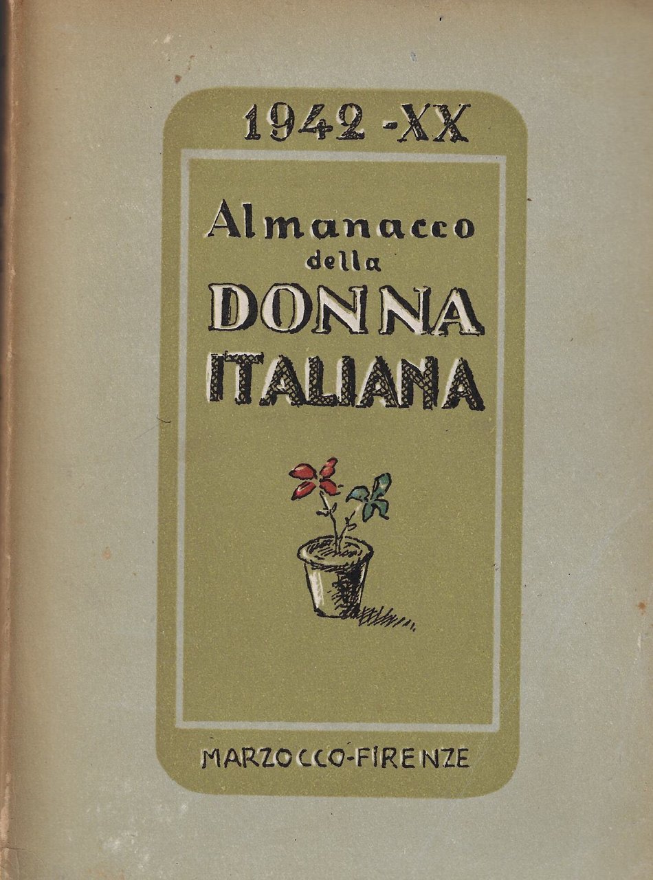 Almanacco della donna italiana 1942 - XX