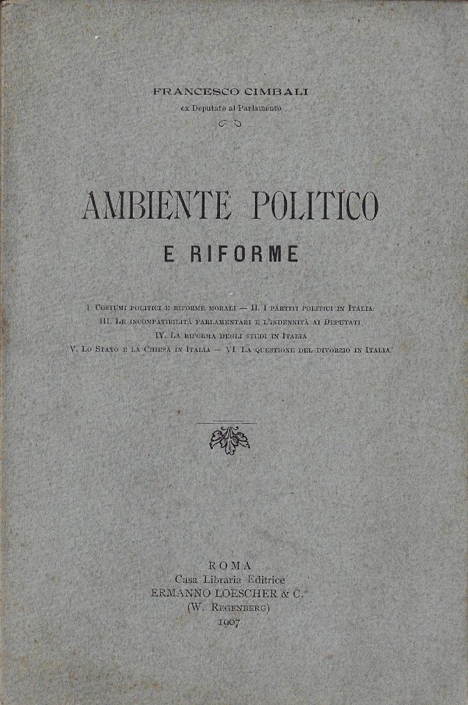 Ambiente politico e riforme