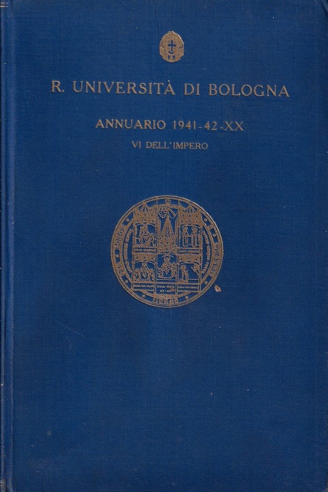 Annuario dell'anno accademico 1941-1942 - XX, VI dell'impero