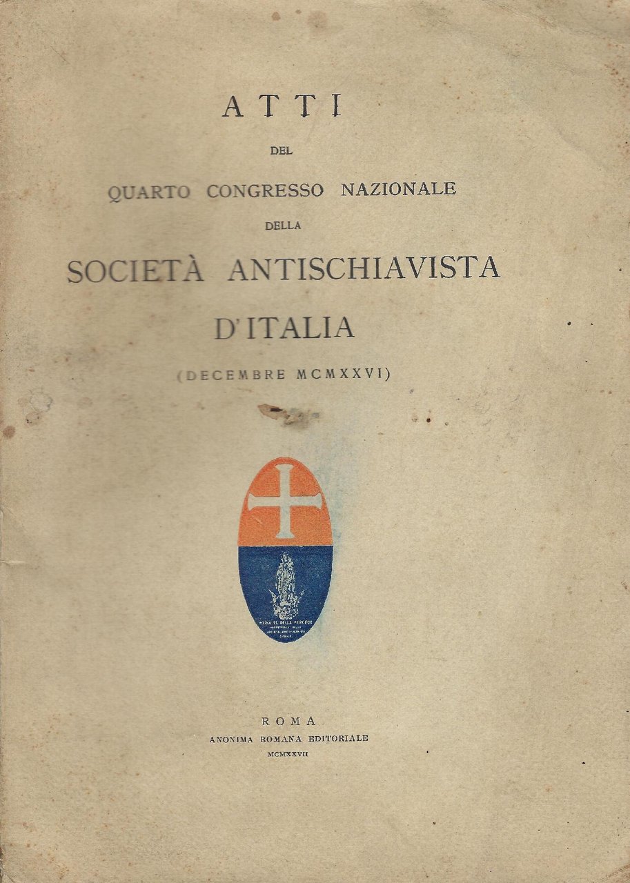 Atti del quarto Congresso nazionale : (Decembre 1926)