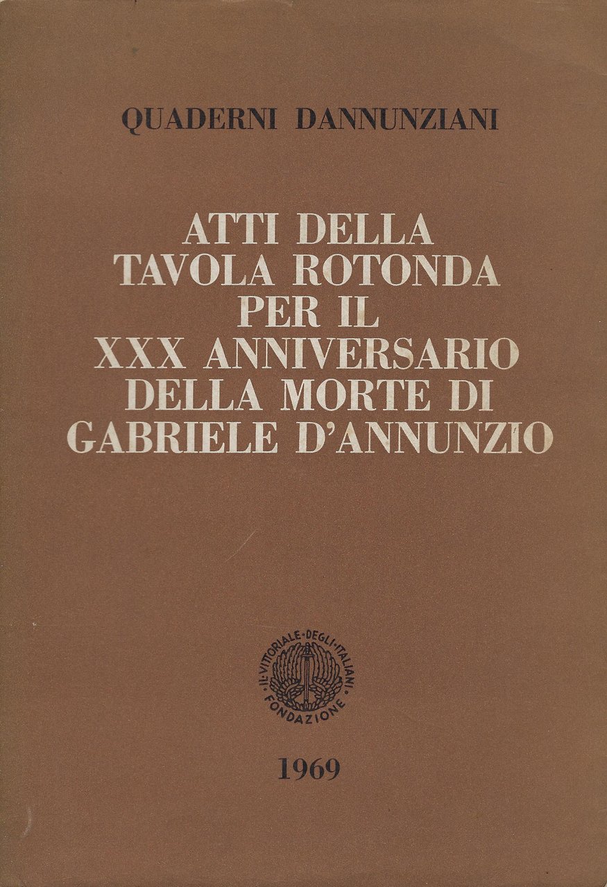 Atti della tavola rotonda per il XXX anniversario della morte …