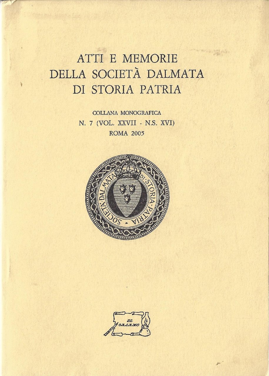 Atti e memorie della Società dalmata di storia patria n.7 …