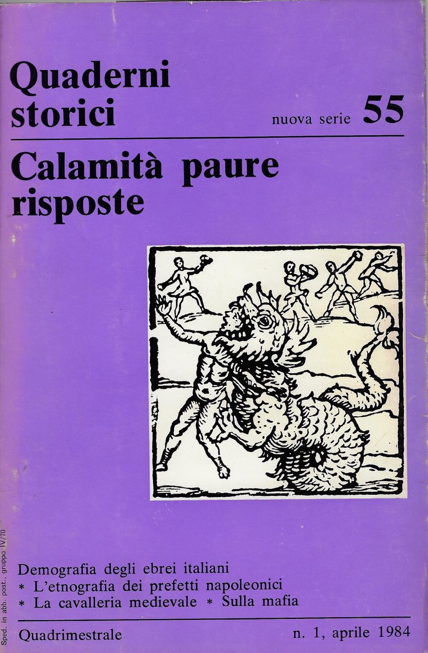 Calamità, paure, risposte