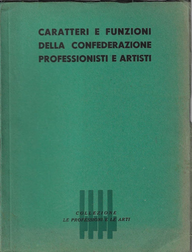 Caratteri e funzioni della confederazione professionisti e artisti | Immagine principale