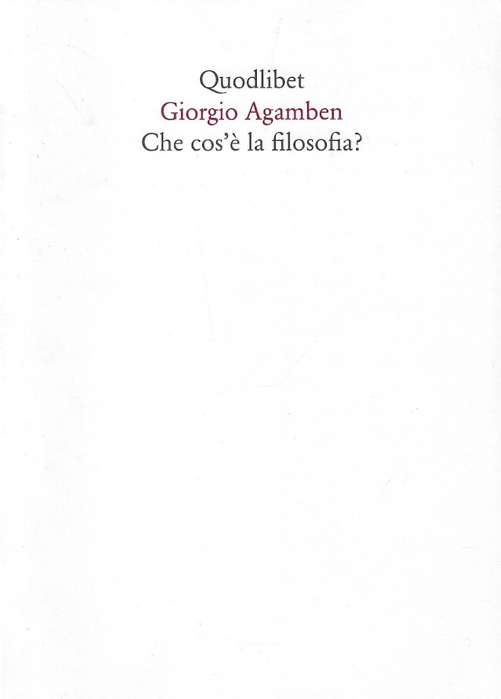 Che cos'è la filosofia?