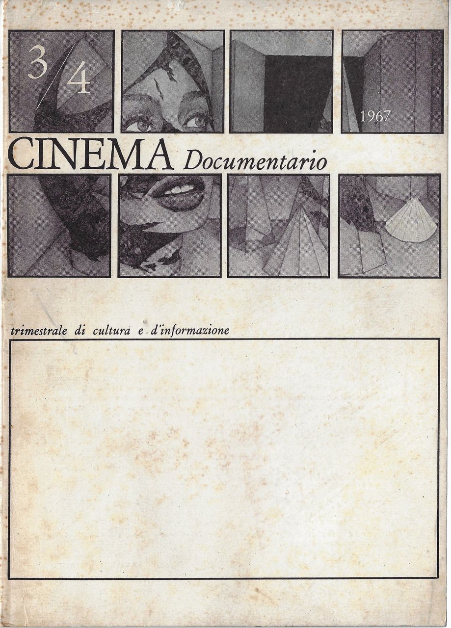 Cinema documentario: trimestrale di cultura e d'informazione, n. 3-4, 1967