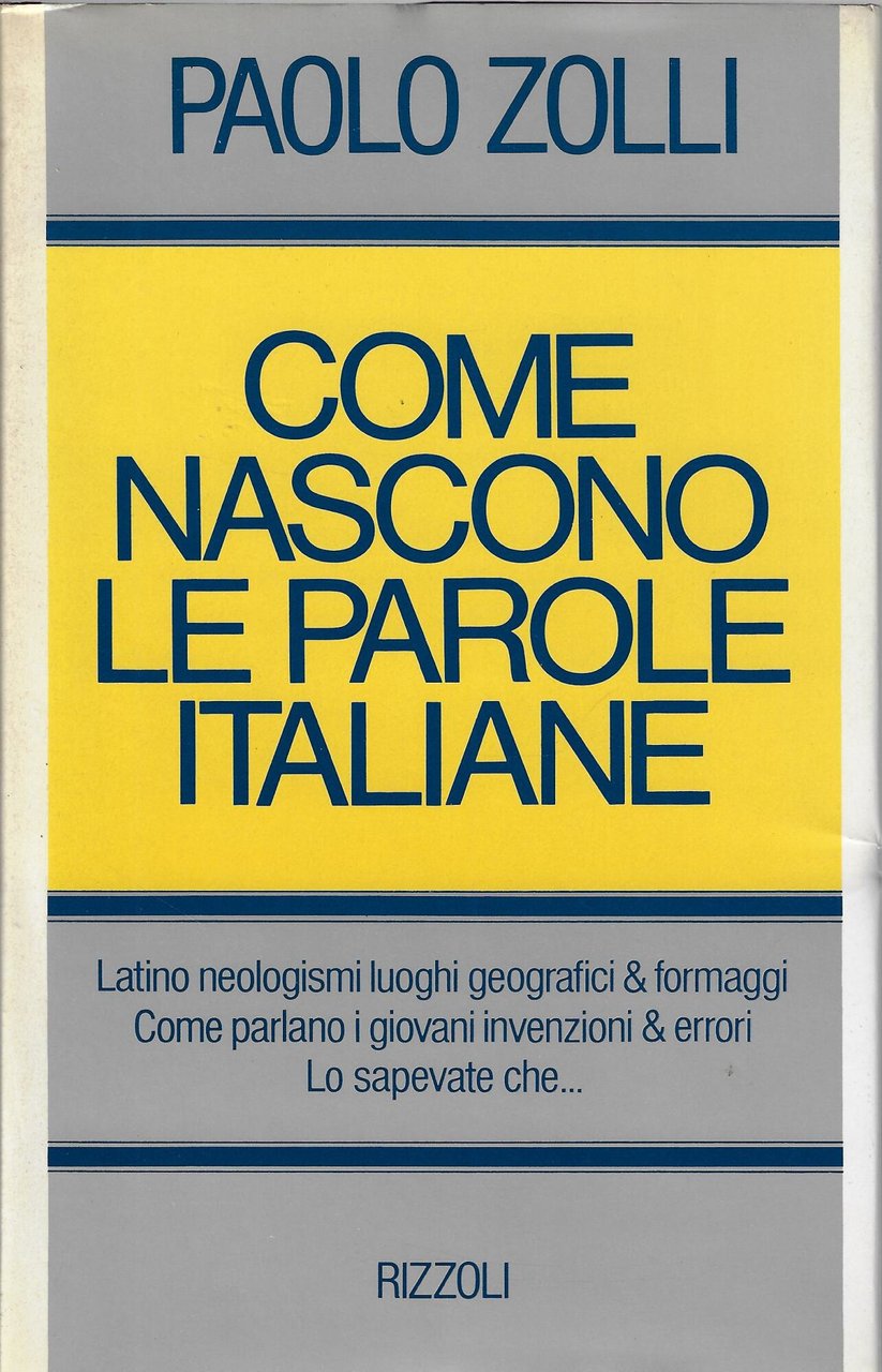 Come nascono le parole italiane