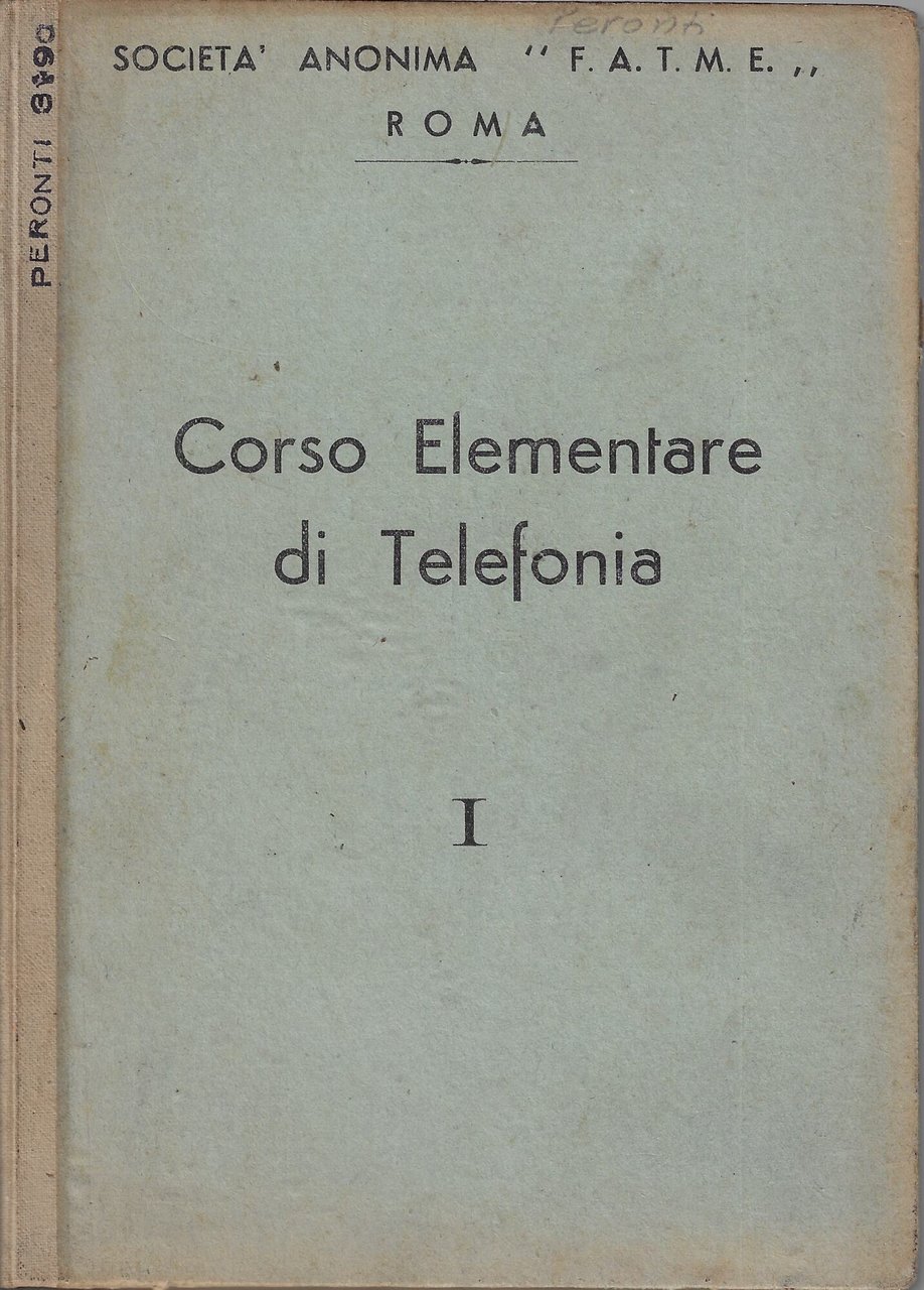 Corso elementare di telefonia | Immagine principale